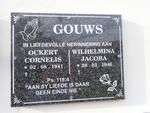 GOUWS Ockert Cornelis 1941- & Wilhelmina Jacoba 1946-