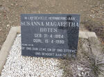 BOTES Susanna Magaretha 1884-1990