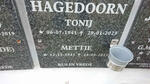 HAGEDOORN Tonij 1941-2023 & Mettie 1941-2022