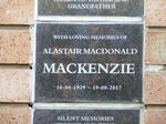 MACKENZIE Alastair Macdonald 1929-2017