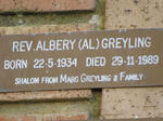 GREYLING Albery 1934-1989