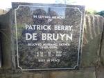 BRUYN Patrick Berry, de 1937-2010