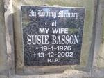 BASSON Susie 1926-2002