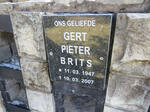 BRITS Gert Pieter 1947-2007