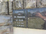 CLUS Frances, le 1942-2013