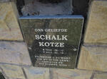 KOTZE Schalk 1930-2013