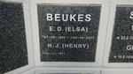 BEUKES H.J. 1951- & E.D. 1954-2017