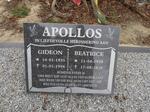 APOLLOS Gideon 1935-1998 & Beatrice 1938-2020