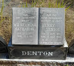 DENTON Henry Senior 1899-1962 & Wilhelmina Catharina 1903-1981