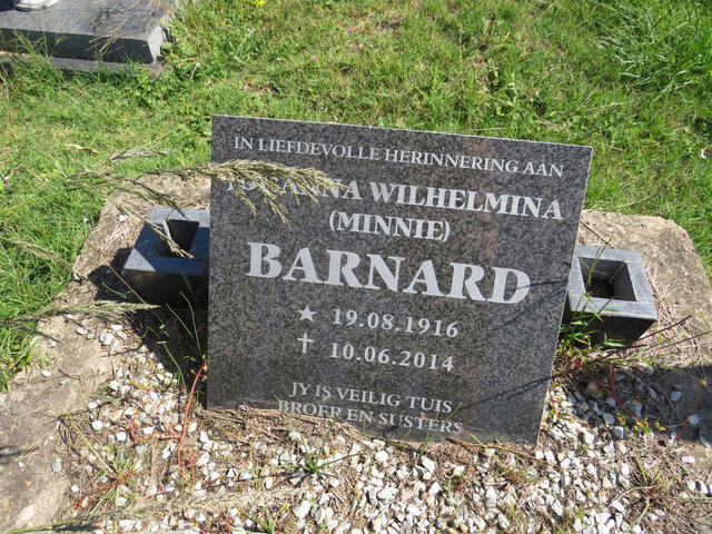 BARNARD ?na Wilhelmina 1916-2014
