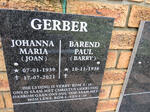 GERBER Barend Paul 1936- & Johanna Maria 1939-2021