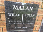 MALAN Willie 1952-2023 & Susan 1954-2022