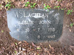 MCLACHLAN Leslie John 1915-1985