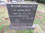 SOMERVILLE Alex 1911-1976