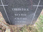 KEYTER Christo C. 1929-1985