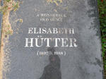 HUTTER Elisabeth 1892-1988