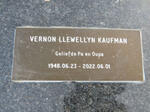 KAUFMAN Vernon Llewellyn 1948-2022