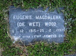 WOOD Eugenie Magdalena nee DE WET 1915-1993