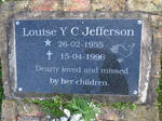 JEFFERSON Louise Y.C. 1955-1996