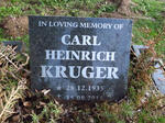 KRUGER Carl Heinrich 1935-2014