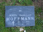 HOFFMANN John Barclay 1933-1995