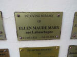 MARX Ellen Maude nee LABUSCHAGNE 1921-2013