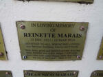 MARAIS Reinette 1933-2014