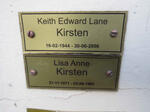 KIRSTEN Keith Edward Lane 1944-2006 :: KIRSTEN Lisa Anne 1971-1992