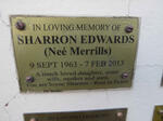 EDWARDS Sharron nee MERRILLS 1963-2013