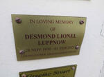LUPPNOW Desmond Lionel 1930-2019