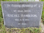 HAMILTON Rachel -1972