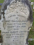 JACOBY Albert Charles 1888-1926 :: JACOBY Juluis Albert 1894-1934