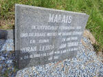 MARAIS Jan Tobias 1901-1973 & Norah Letitia 1908-1983