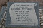 VYVER Louwrens Stephanus, van der 1934-1951