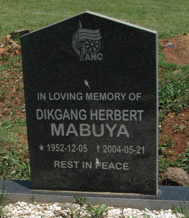 MABUYA Dikgang Herbert 1952-2004