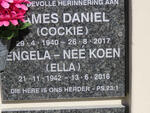 ? James Daniel 1940-2017 & Engela KOEN 1942-2016