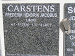 CARSTENS Frederik Hendrik Jacobus 1936-2017