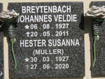 BREYTENBACH Johannes Veldie 1927-2011 & Hester Susanna MULLER 1927-2020