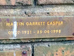 CASPER Martin Garrett 1931-1998