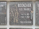 BOONZAIER H.D. 1923-2007