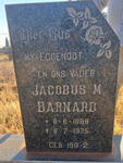 BARNARD Jacobus M. 1888-1975