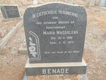 BENADE Maria Magdalena 1889-1973