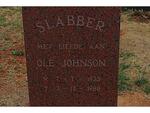 SLABBER Ole Johnson 1923-1988