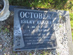 OCTOBER Esley Elaine 1945-2007