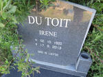 TOIT Irene, du 1920-2013