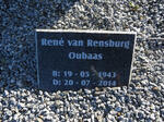 RENSBURG René, van 1943-2014