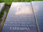 CATLOW Harry 1914-1967