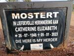 MOSTERT Catherine Elizabeth 1948-2023