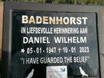 BADENHORST Daniel Wilhelm 1947-2023
