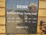 DENK Burkhardt Wilhelm 1937-2013 & Dorothy Helen 1940-2019